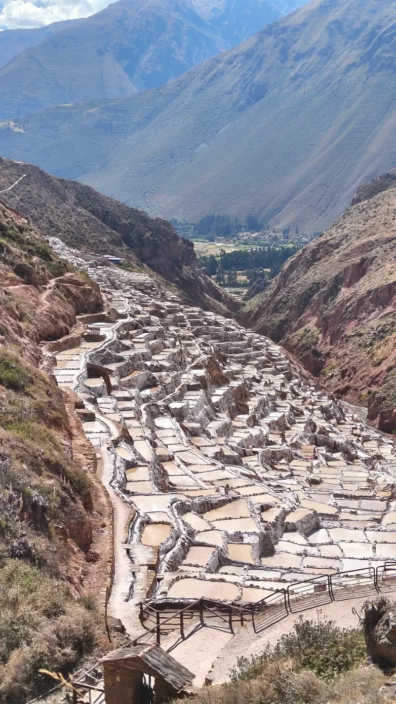 Salineras de Maras na região de Cusco, Peru